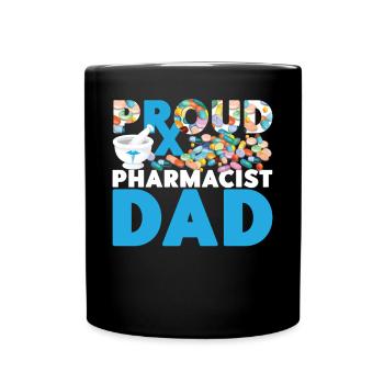 Pharmacy Tech Technician - Full Colour Mug - black - Front