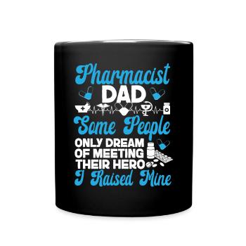 Pharmacy Tech Technician - Full Colour Mug - black - Front