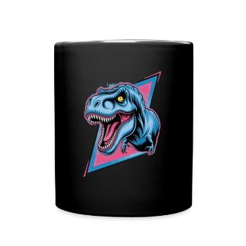T-Rex fascinant pour les fans de dinosaures - Mug uni - noir - Devant