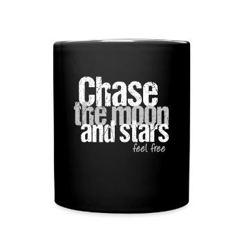 Hunt the moon and stars - Full Colour Mug - black - Front