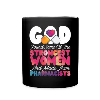 Pharmacy Tech Technician - Full Colour Mug - black - Front