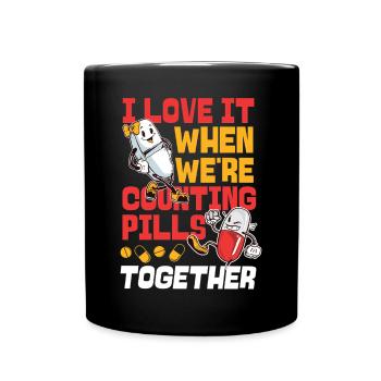 Technicien en pharmacie - Mug uni - noir - Devant