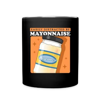 Mayonnaise Mayo Lover Gift - Full Colour Mug - black - Front