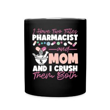 Technicien en pharmacie - Mug uni - noir - Devant