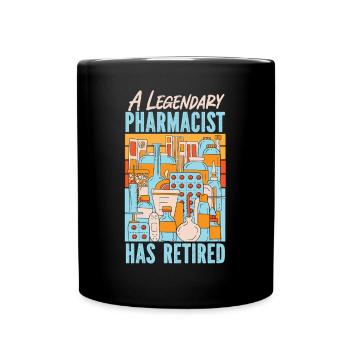 Technicien en pharmacie - Mug uni - noir - Devant