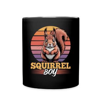 Squirrel funny Animal - Full Colour Mug - black - Front