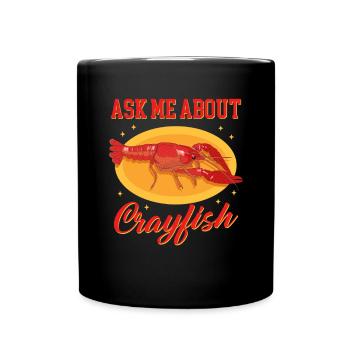 Crayfish Noble Crayfish Seafood Gift - Full Colour Mug - black - Front