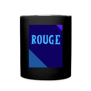 ROUGE Tableau Rectangle Triangles - Mug uni - noir - Devant