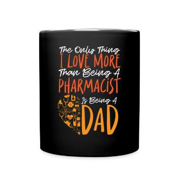 Pharmacy Tech Technician - Full Colour Mug - black - Front