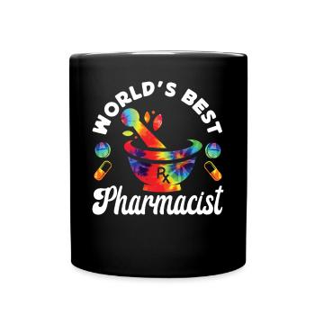 Pharmacy Tech Technician - Tasse einfarbig - Schwarz - Vorne