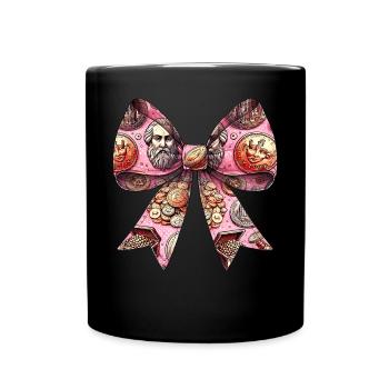 Coquette Bow Münzsammeln Münzsammler - Tasse einfarbig - Schwarz - Vorne