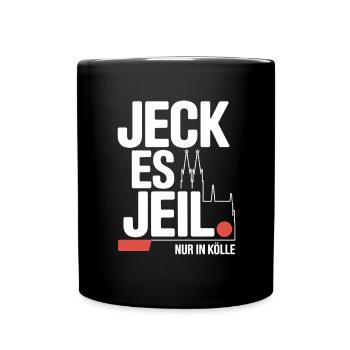 Cologne Jeck Es Jeil Carnaval de Cologne Dom Kölsch Kölle - Mug uni - noir - Devant