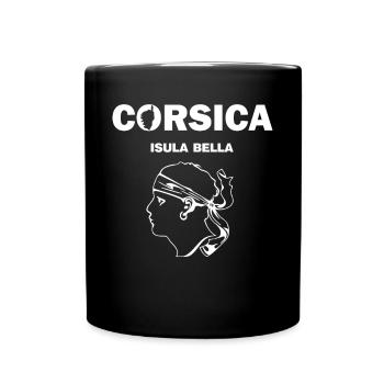 Corsica Isula Bella Corse Pirate France - Tasse einfarbig - Schwarz - Vorne