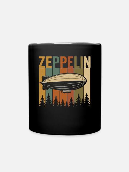 Zeppelin Retro Luftschiff Design - Tasse einfarbig - Schwarz