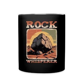 Rocks Geode Hunter Rock Collector Geology - Full Colour Mug - black - Front