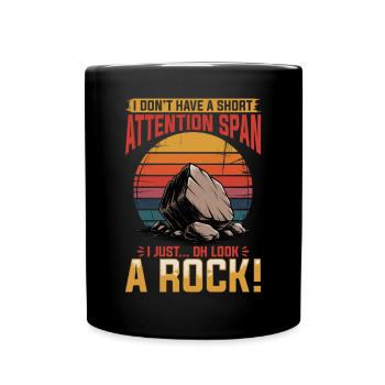 Rocks Geode Hunter Rock Collector Geology - Full Colour Mug - black - Front