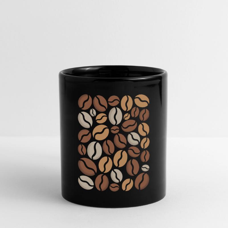 Coffee Bean Pattern Lover Full Colour Mug