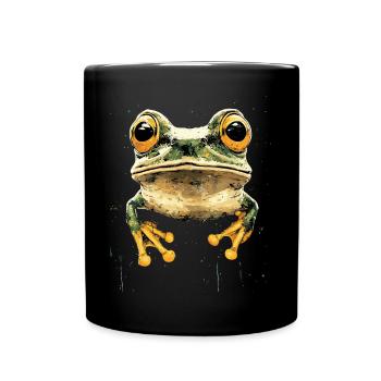 Grenouille Petit Crapaud Grenouille Grenouille Prince Grenouilles - Mug uni - noir - Devant