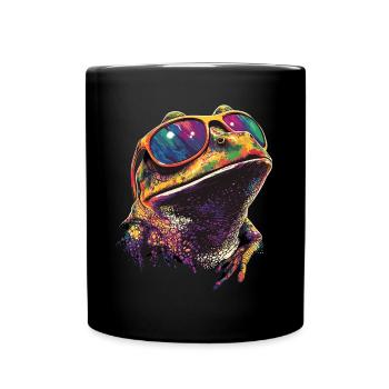 Grenouille Petit Crapaud Grenouille Grenouille Prince Grenouilles - Mug uni - noir - Devant