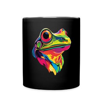 Grenouille Petit Crapaud Grenouille Grenouille Prince Grenouilles - Mug uni - noir - Devant