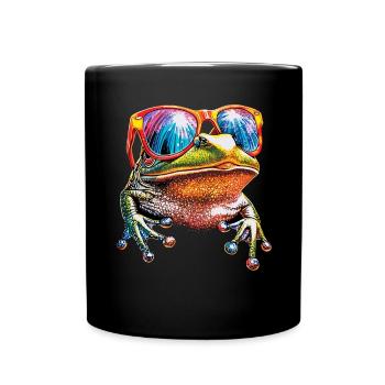 Grenouille Petit Crapaud Grenouille Grenouille Prince Grenouilles - Mug uni - noir - Devant