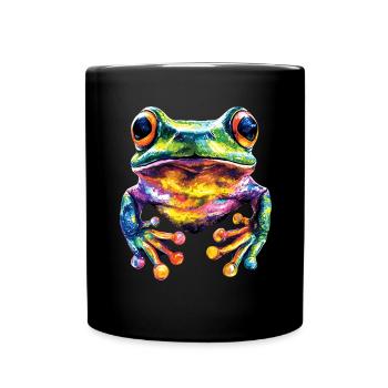Grenouille Petit Crapaud Grenouille Grenouille Prince Grenouilles - Mug uni - noir - Devant
