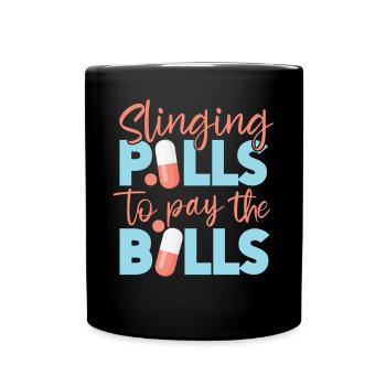 Technicien en pharmacie - Mug uni - noir - Devant