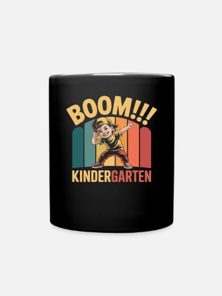 Lustiges Kindergarten Dab Design für Kinder - Tasse einfarbig - Schwarz
