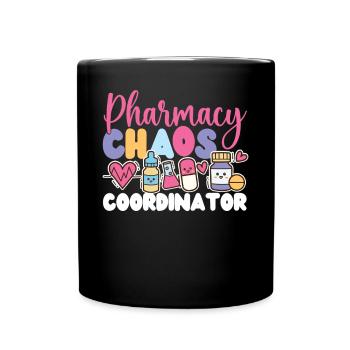 Pharmacy Tech Technician - Tasse einfarbig - Schwarz - Vorne