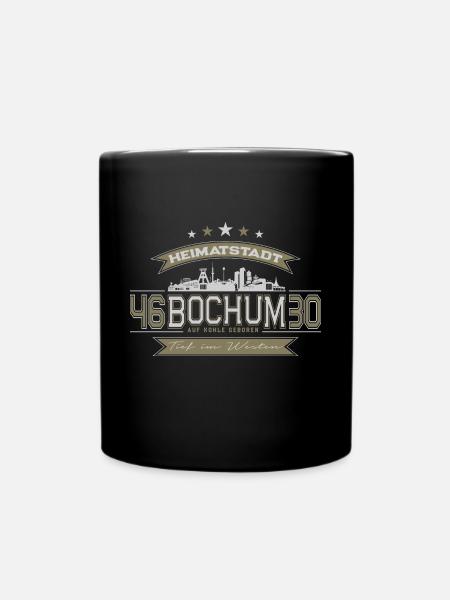 Heimatstadt Bochum beige/grau - Tasse einfarbig - Schwarz
