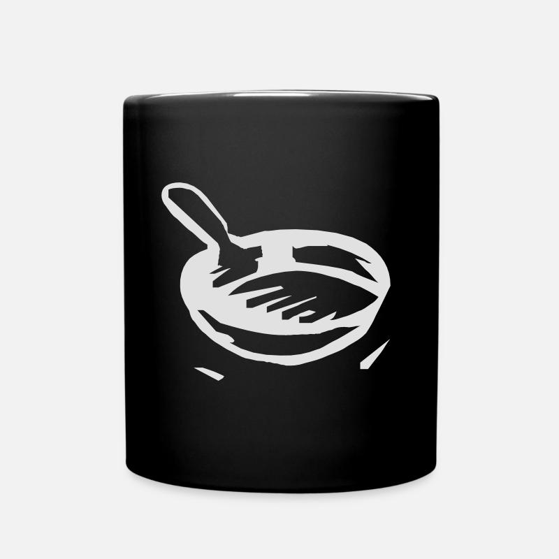 Bratpfanne - Tasse einfarbig - Schwarz