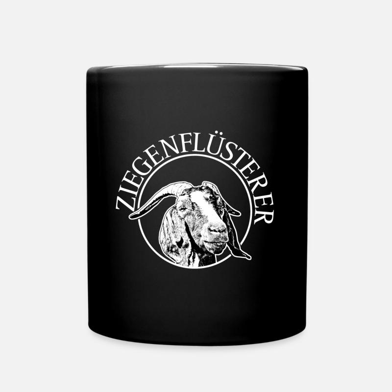Ziegenflüsterer Burenziege - Tasse einfarbig - Schwarz