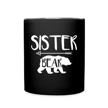 Sœur Ours Sister Bear - Mug uni - noir - Devant