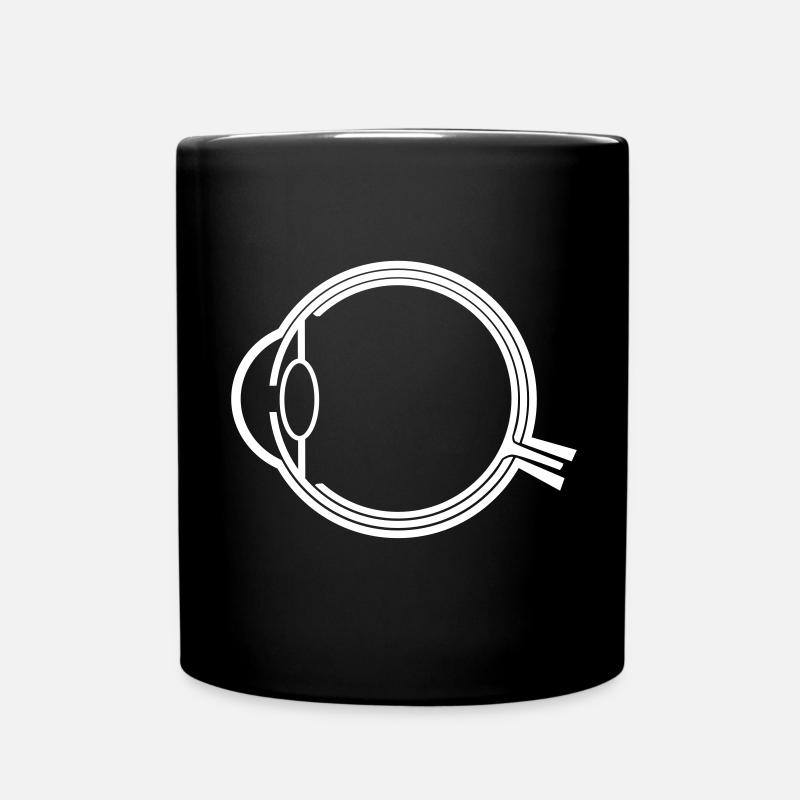 Auge Anatomie_g1a - Tasse einfarbig - Schwarz