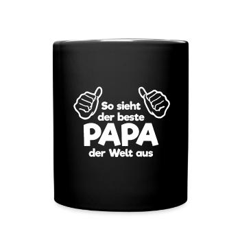 That's what Daddy's best daddy looks like in Father's Day - Full Colour Mug - black - Front