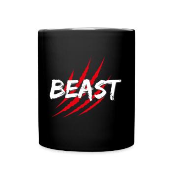 BEAST - wildcat - Tasse einfarbig - Schwarz - Vorne