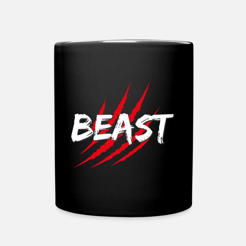 BEAST - wildcat - Tasse einfarbig - Schwarz