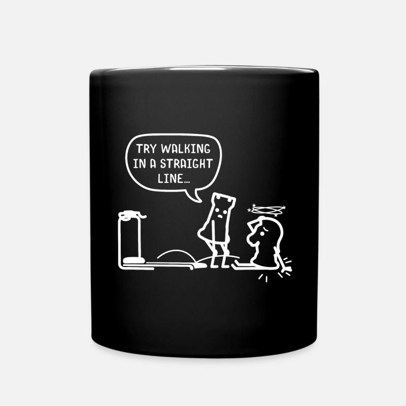 Sport Schachspiel - Tasse einfarbig - Schwarz