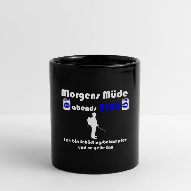 Schädlingsbekämpfer Kammerjäger Geschenk Lustig Tasse einfarbig