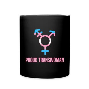 Stolz Transgender Stolz Transfrau Lgbt Gleichberec - Tasse einfarbig - Schwarz - Vorne