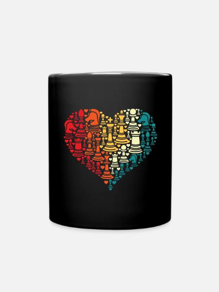 chess - Full Colour Mug - black
