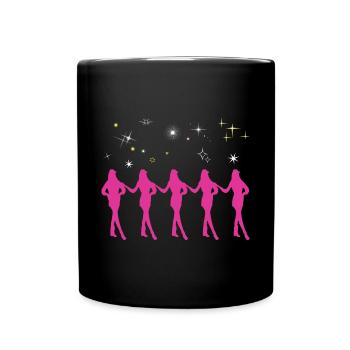 Gardetanz Schautanz Showtanz Geschenk Geschenkidee - Tasse einfarbig - Schwarz - Vorne