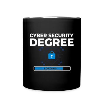 Informations sur la cybersécurité Ordinateur Sicherheit - Mug uni - noir - Devant