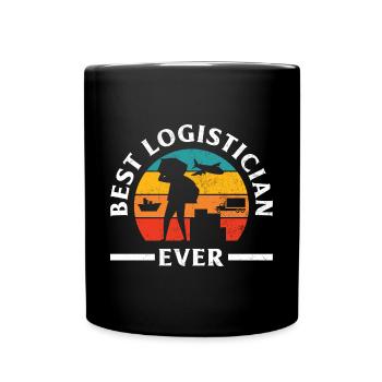 Logistics Best Logistician Ever - Full Colour Mug - black - Front