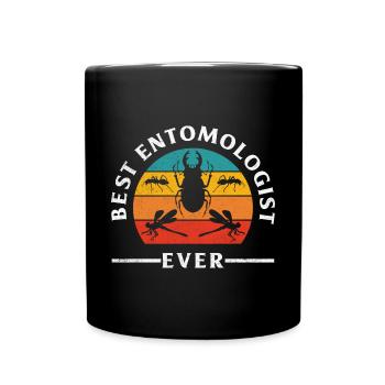 Entomology Entomologist Insects Bugs Best - Tasse einfarbig - Schwarz - Vorne