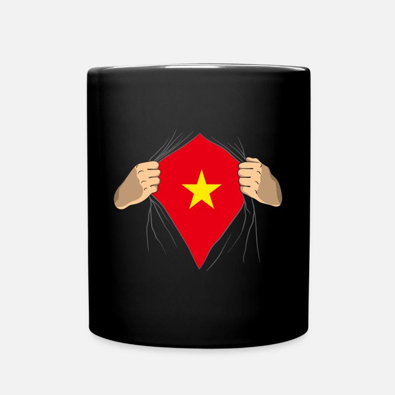 Vietnam - Tasse einfarbig - Schwarz