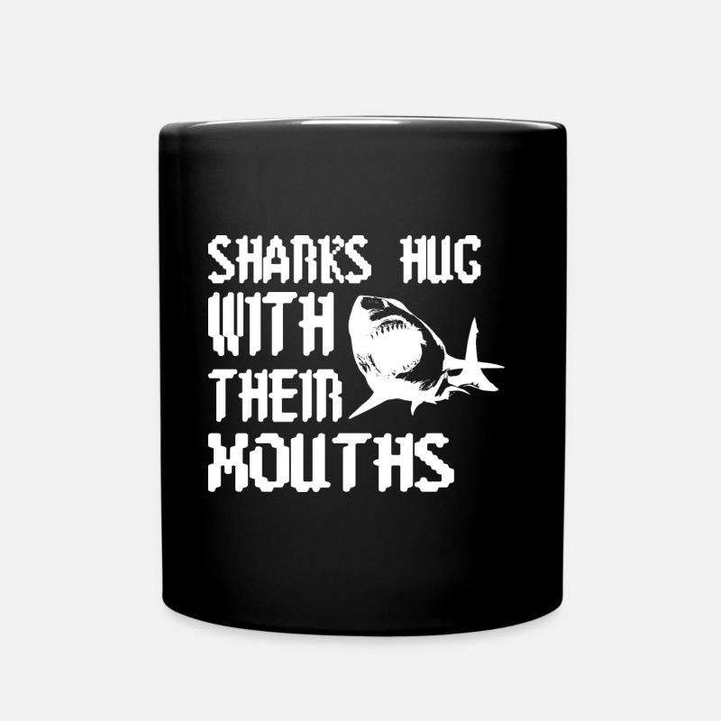 Sharks - Full Colour Mug - black