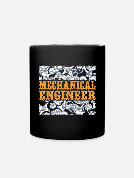 Mechanics Engineer Mechanical Engineering - Full Colour Mug - black