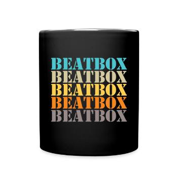 Beatbox Style Musical Percussion Vocale Musique - Mug uni - noir - Devant