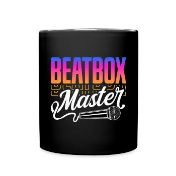 Beatbox Master Beatboxer Mic Vocal Percussion Beat - Tasse einfarbig - Schwarz - Vorne